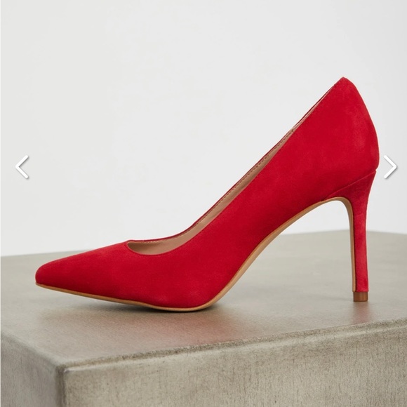 BCBG Generation Red Suede Pump - Picture 3 of 5
